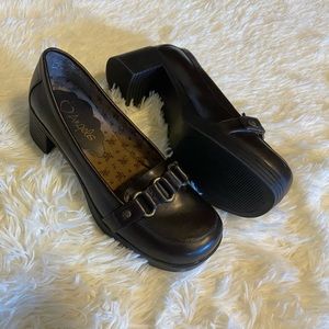 Vintage Angel’s chunky platform loafer size 9